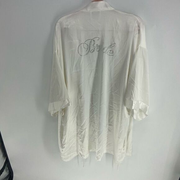 Victoria's Secret Women's Open Front White Bride Robe Size O/S - Picture 1 of 6